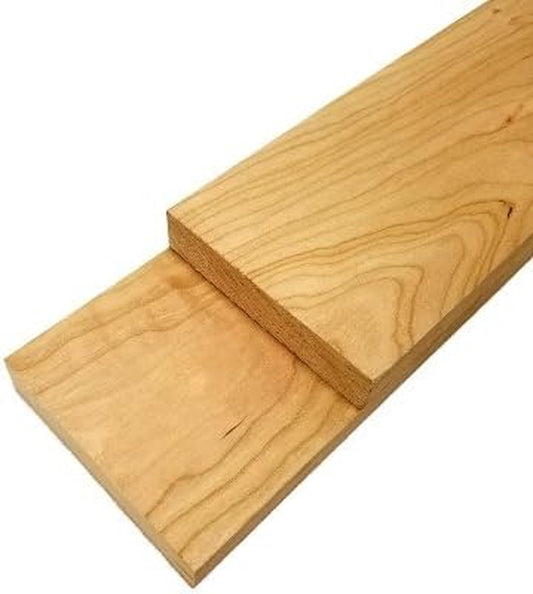 Cherry Lumber Board - 3/4" X 4" (2 Pcs) (3/4" X 4" X 12")