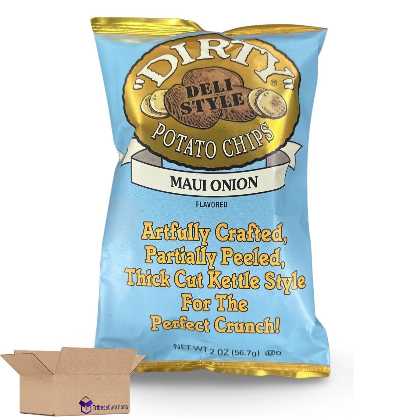 Deli Style Potato Chips Value Pack | Bundled by Tribeca Curations, Maui Onion |