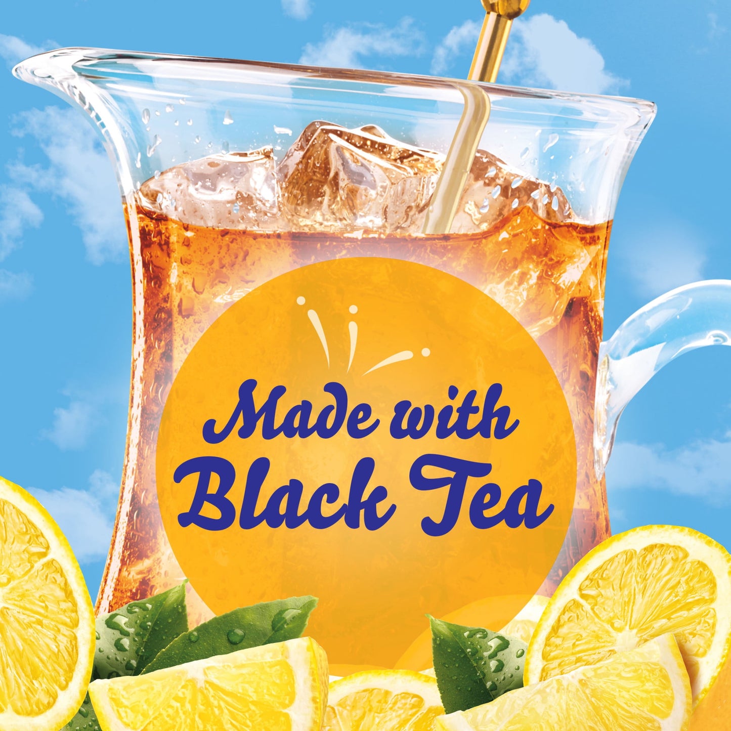 Decaf Lemon Iced Tea Sugar Free Drink Mix, 6 Ct Pitcher Packets