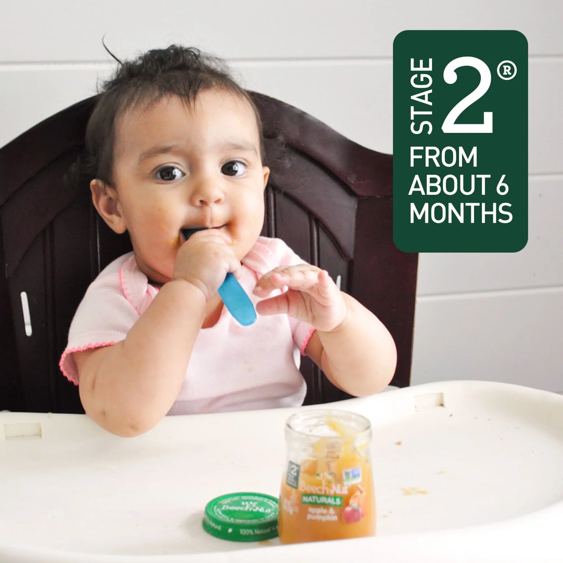 Fruities Stage 2 Baby Food, Apple Mango & Carrot, 3.5 Oz Pouch (12 Pack)