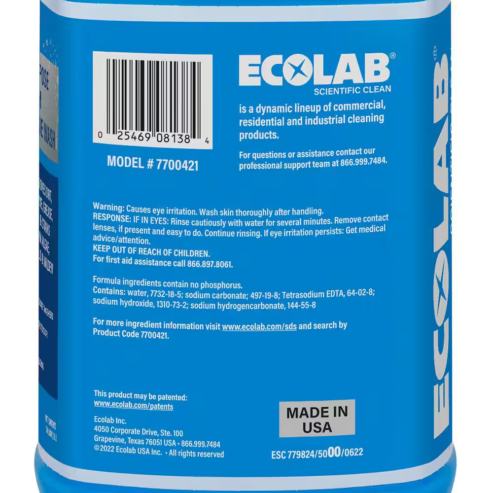 1 Gal. All Purpose Premium Pressure Wash Concentrate, Removes Stains on Patios, Cars, Wood and Utility Trailers