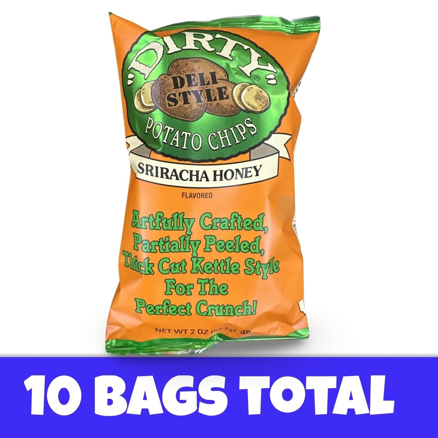 Deli Style Potato Chips Value Pack | Bundled by Tribeca Curations, Sriracha