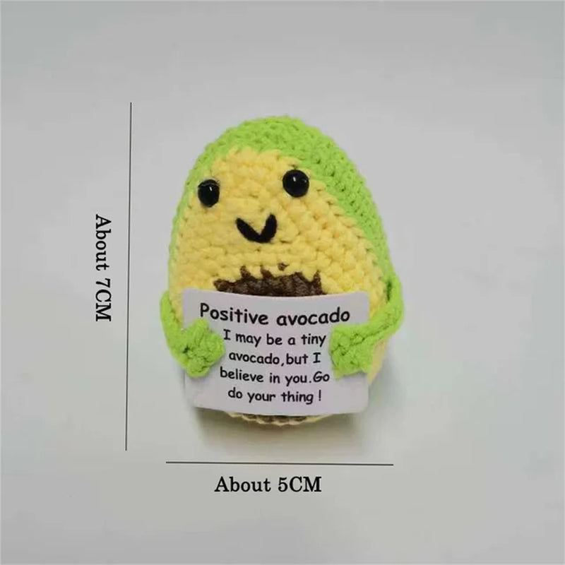 Handmade Positive Energy Potato Doll Home Decoration Mini Plush Knitting Wool Potato Doll Cute Birthday Gifts Office Room Decor