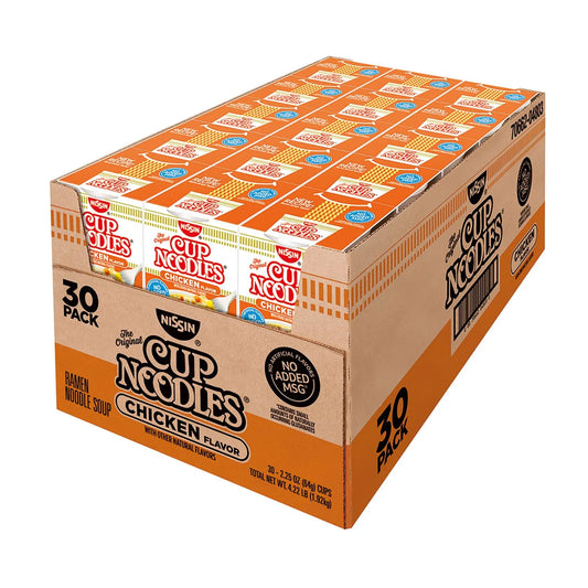 Cup Noodles Chicken Flavor (2.25 Oz., 30 Pack .)