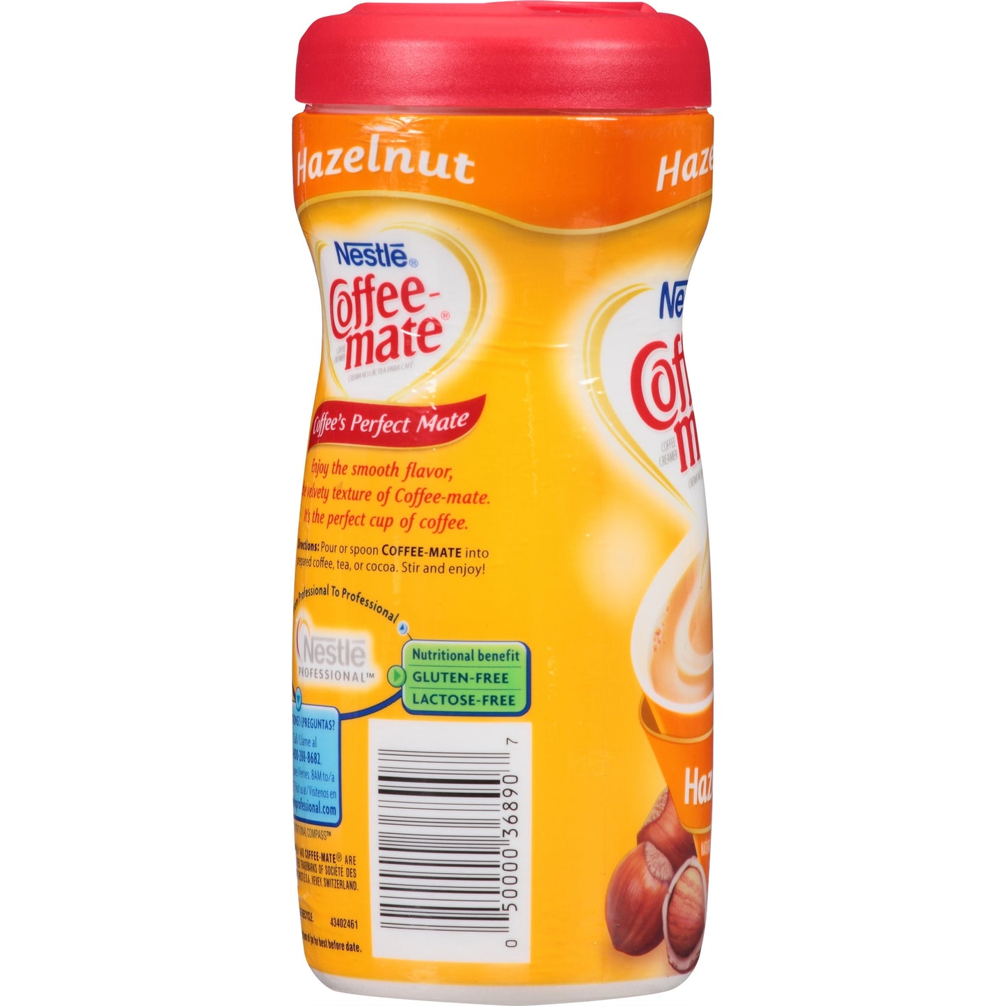 Coffee-Mate Hazelnut Powder Creamer, 15 Oz