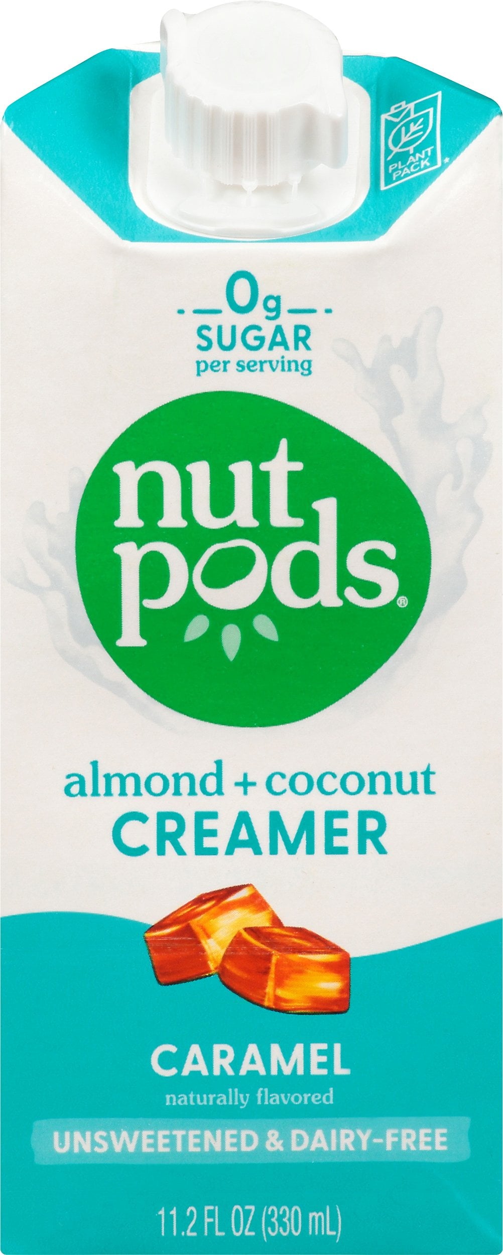 Nut Pods Unsweetened Dairy-Free Caramel Almond plus Coconut Creamer