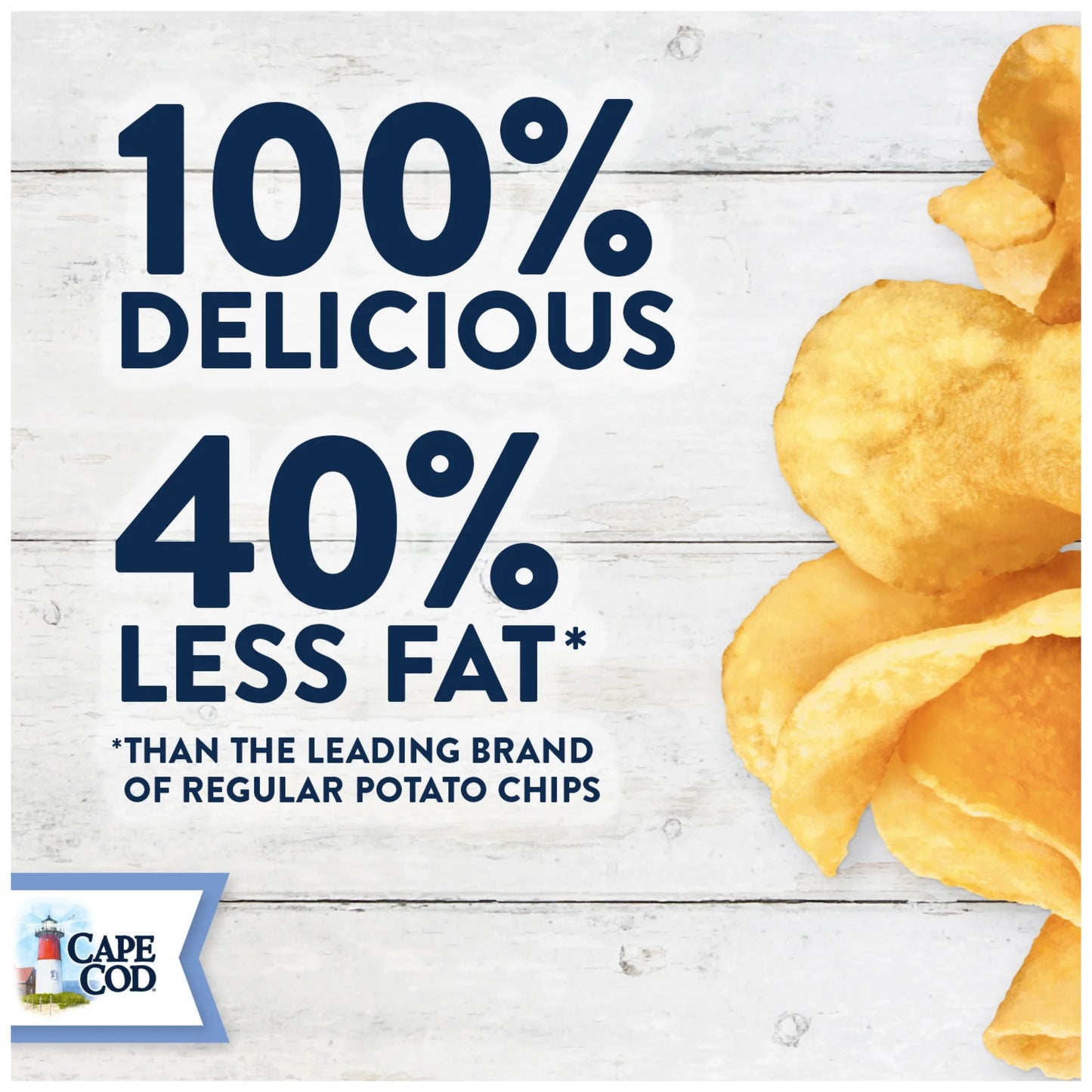 Potato Chips, Orig. Less Fat Kettle Chips Snack Bags, 16 Ct