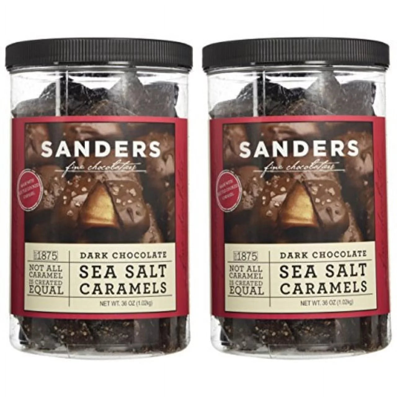 Dark Chocolate Sea Salt Caramels - 36 Oz (Value 2 Pack)