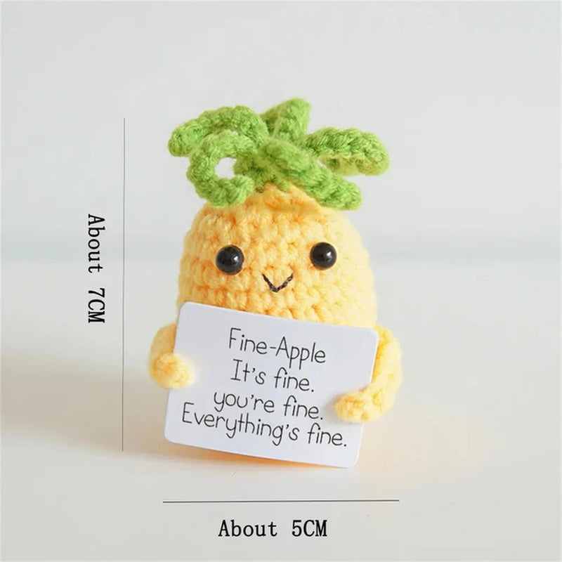 Handmade Positive Energy Potato Doll Home Decoration Mini Plush Knitting Wool Potato Doll Cute Birthday Gifts Office Room Decor