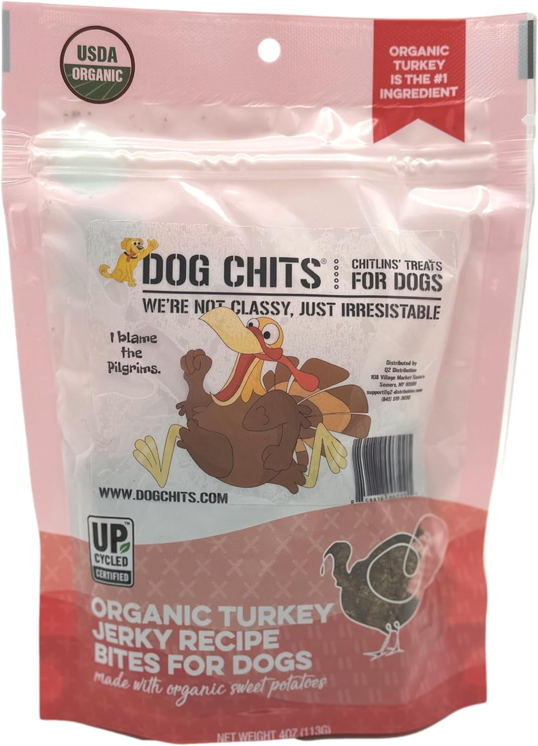 Turkey and Sweet Potato Soft Chew for Dogs - Dog and Puppy Chews | Made in USA | Organic Turkey | All-Natural Treats | Large & Small Dogs | Organic Sweet Potato | 4 Oz.