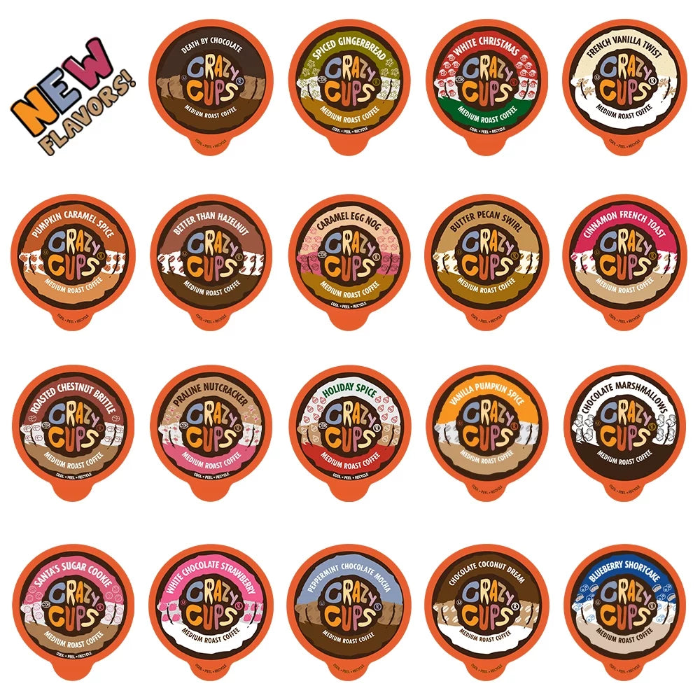 (2 Pack) , Flavored Coffee K-Cups Variety Pack Sampler, 20 Ct