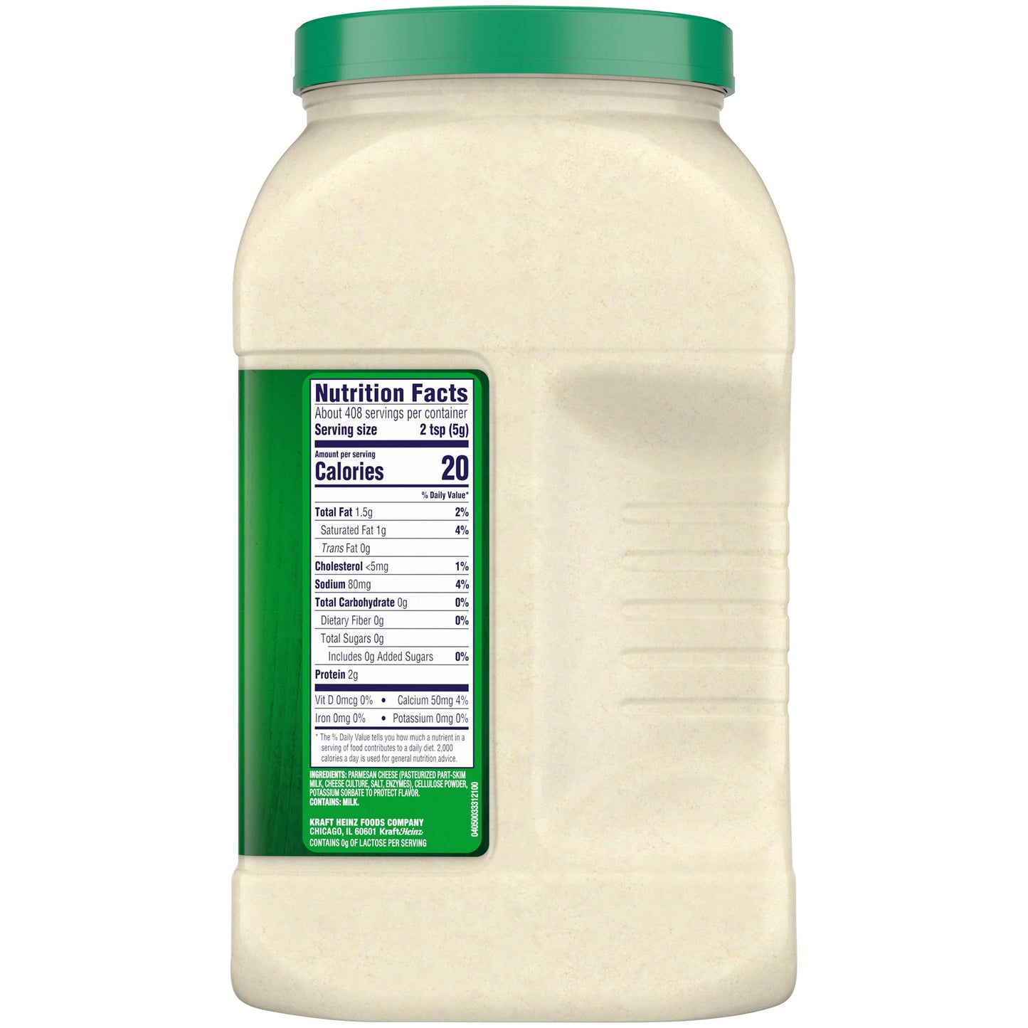 Parmesan Grated Cheese, 4.5 Lb Jug