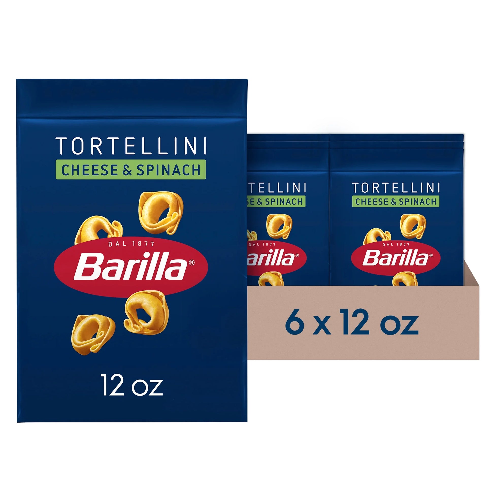 Cheese & Spinach Tortellini Pasta, 12 Oz, 6 Count