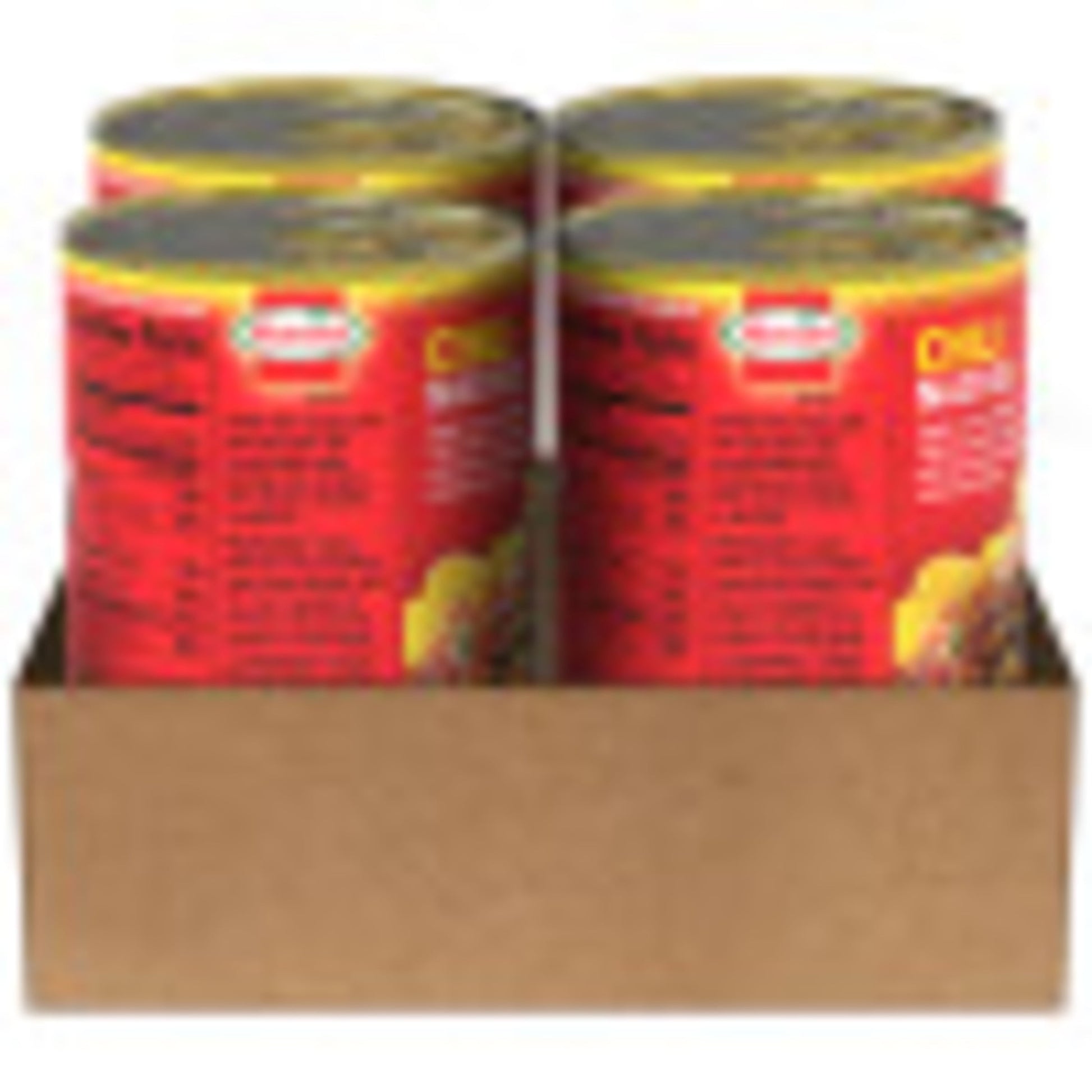 Chili with Beans, Beef, No Artificial Ingredients, 15 Oz Steel Can (4 Pack)