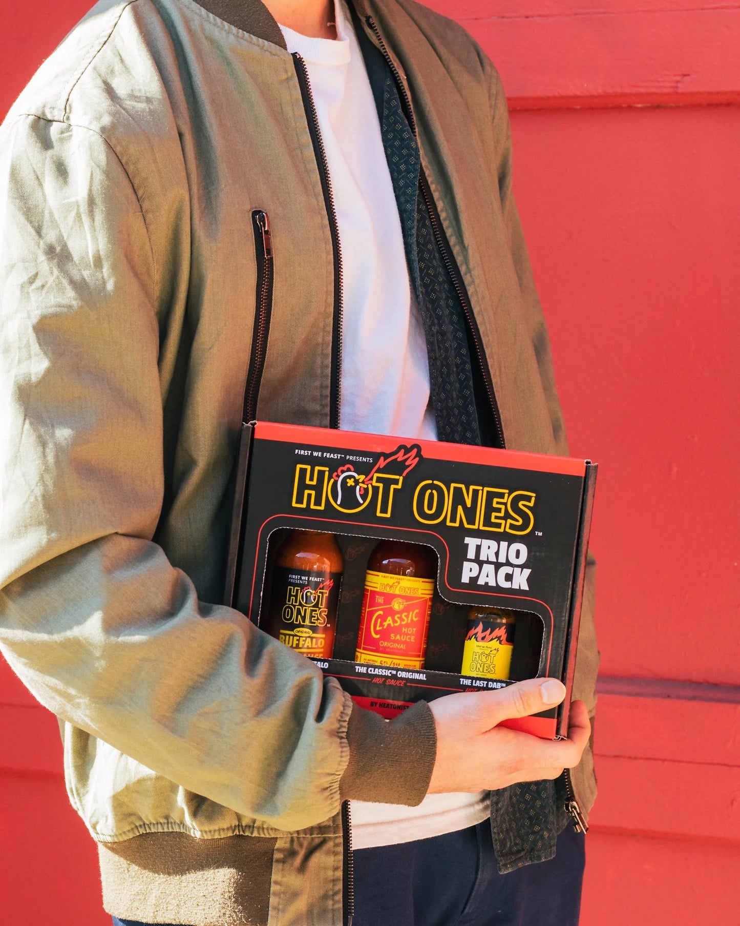 Hot Ones Mini Dab Hot Sauce Trio Gift Box, Includes Buffalo, Classic and the Last Dab Flavors