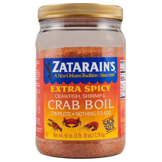 Extra Spicy Crawfish, Shrimp & Crab Boil, 63 Oz Jar