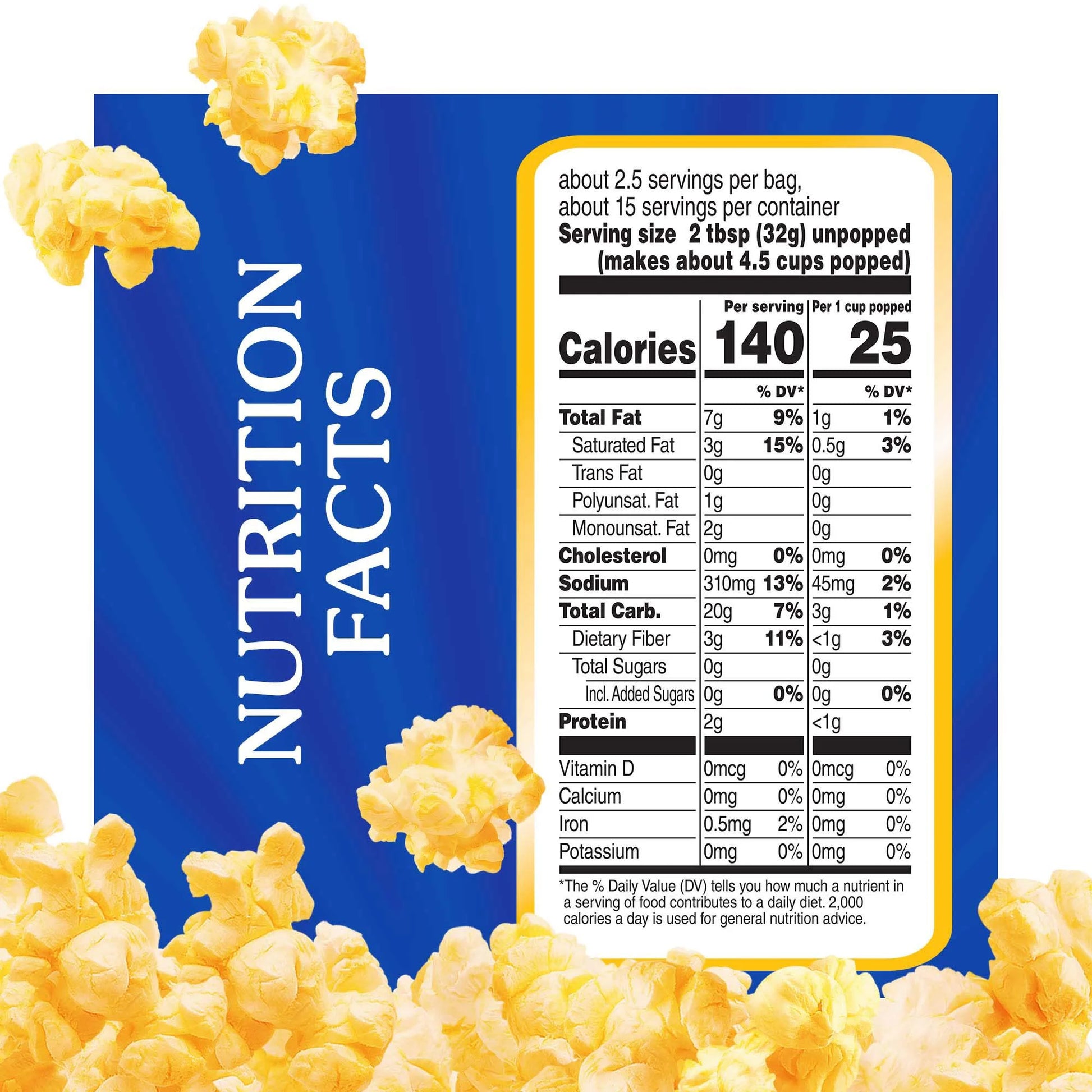 Butter Lovers Microwave Popcorn, 2.75 Oz, 6 Count