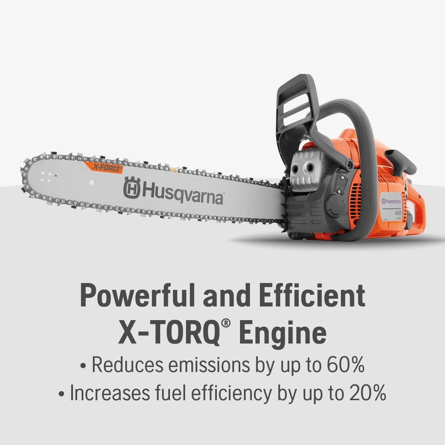 440 18 Inch Gas Chainsaw 40.9-Cc 2-Cycle