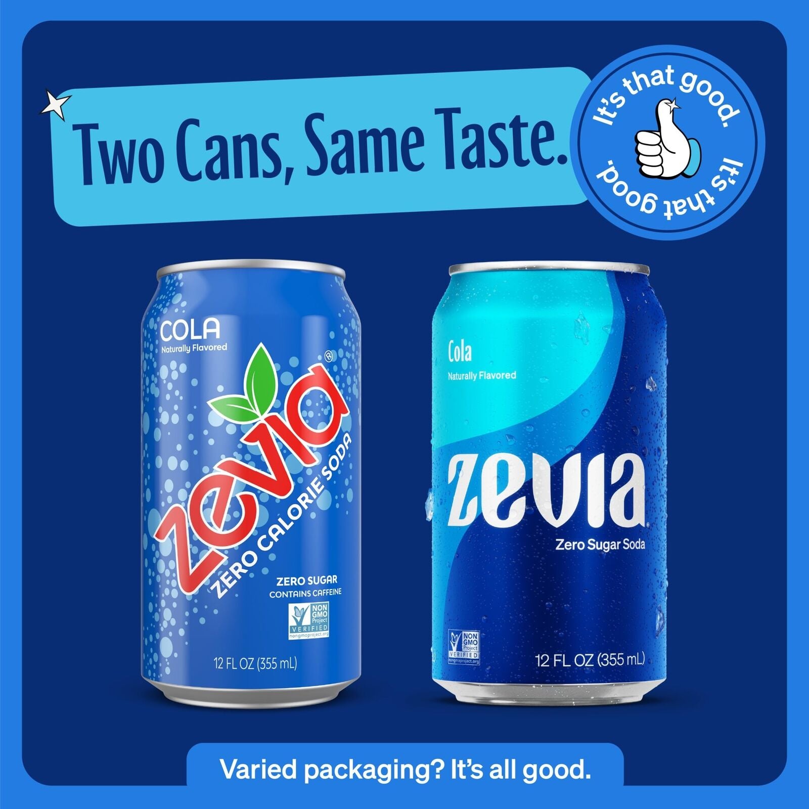 Zevia Zero Calorie Soda Cola, 12 Ounce Cans (Pack of 24)