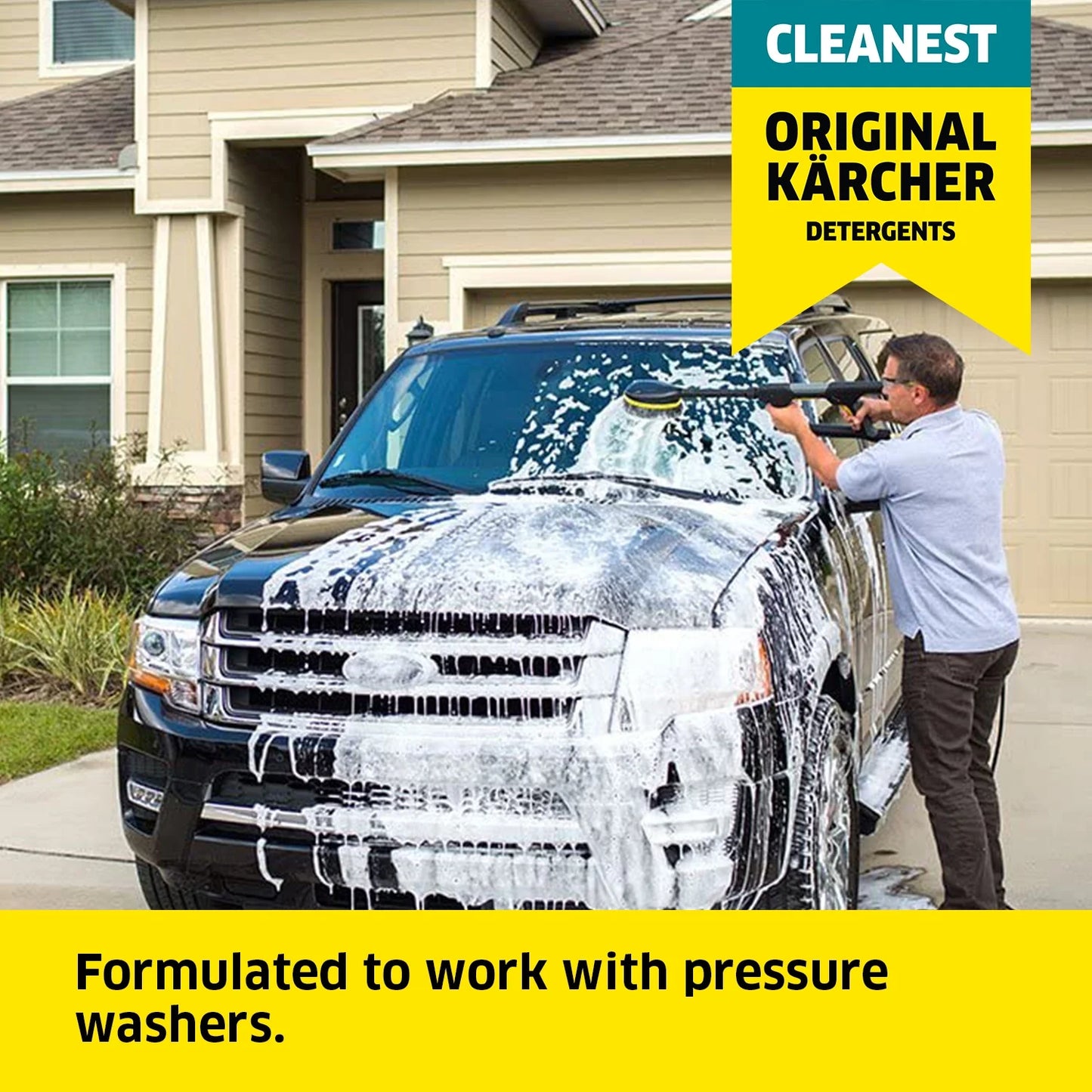 1 Quart Vehicle Wash & Wax Detergent for Pressure Washers