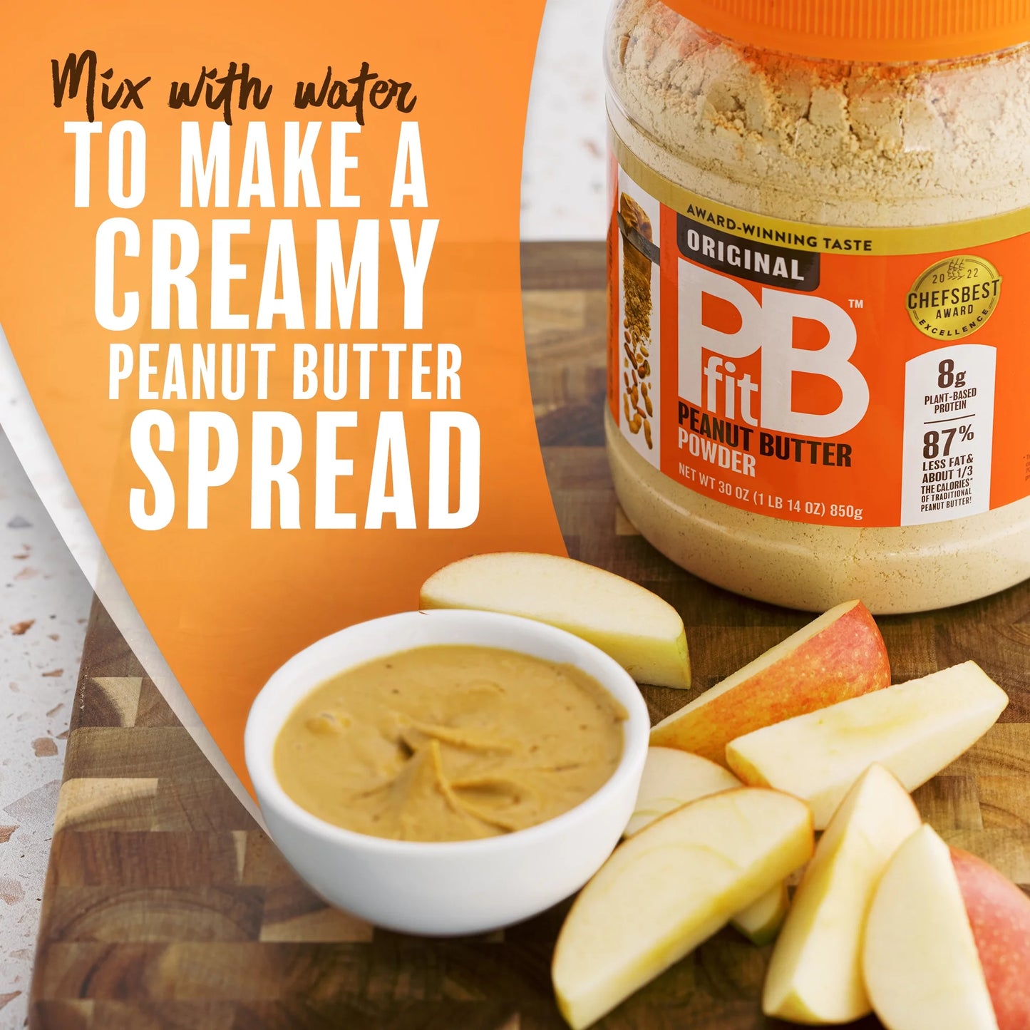 All-Natural Peanut Butter Powder, 30 Oz Jar