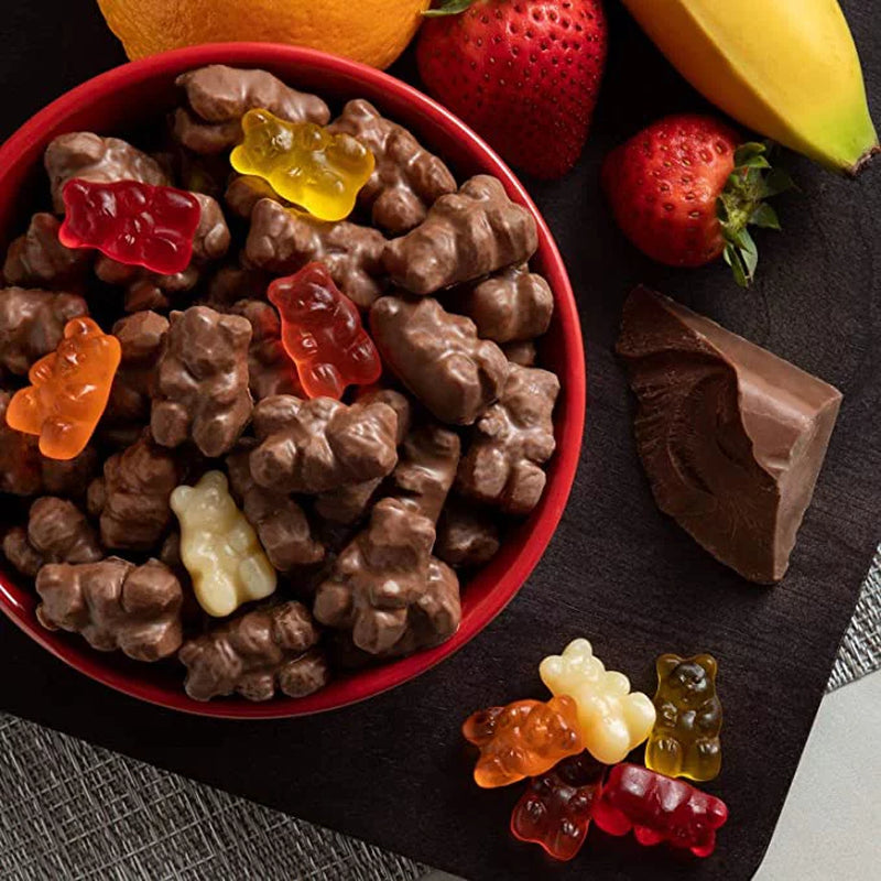 Gourmet Milk Chocolate Covered Gummi Bears Bulk Sizes