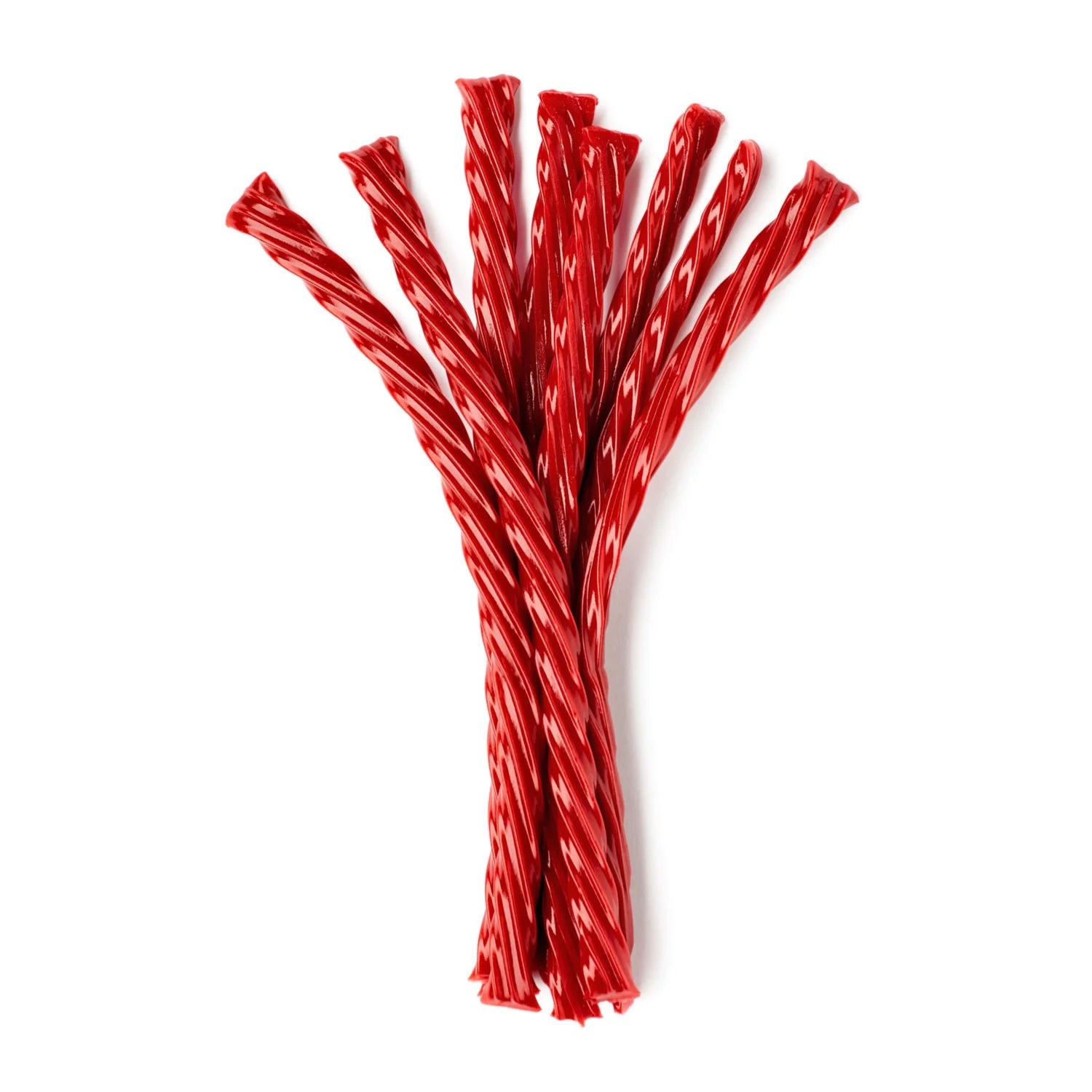 Twists Strawberry Flavored Licorice Style Low Fat Candy, Tub 5 Lb