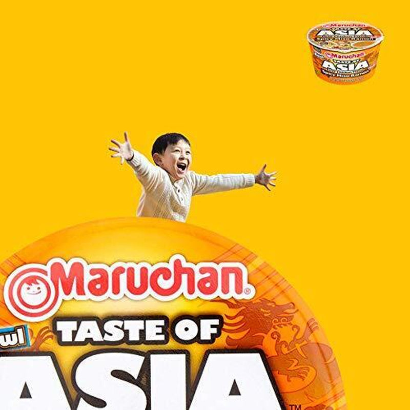 6-Pack Maruchan Bowl Taste of Asia Spicy Miso Microwavable, 3.38 Oz