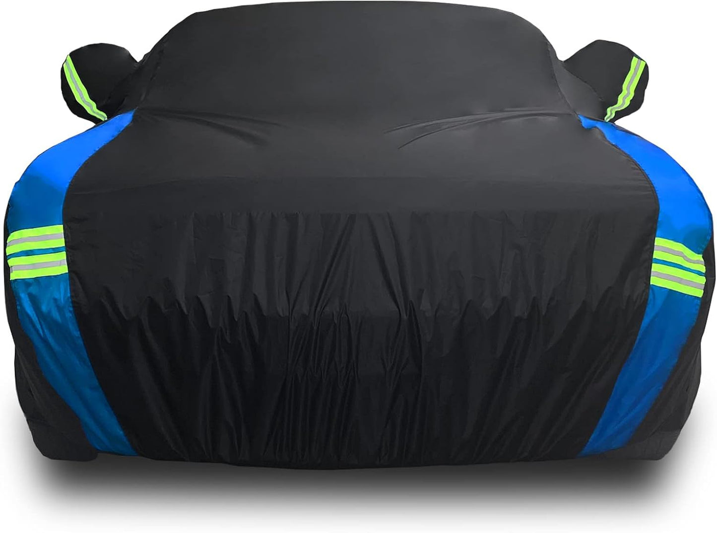 for Ford Mustang Car Cover Waterproof All Weather for Automobiles, Outdoor Full Exterior Covers Fit Sedan Ford Mustang with Windproof Strap