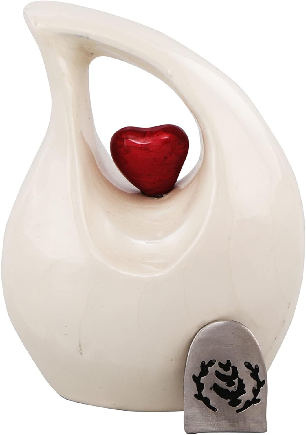 Customize &amp; Personalize Heart of Love Cremation Urns for Human Ashes - Decorative Urns,Urns for Human Ashes Female &amp; Male,Urns for Ashes Men &amp; Women,Funeral Urn (Adult Customize, Lavender)