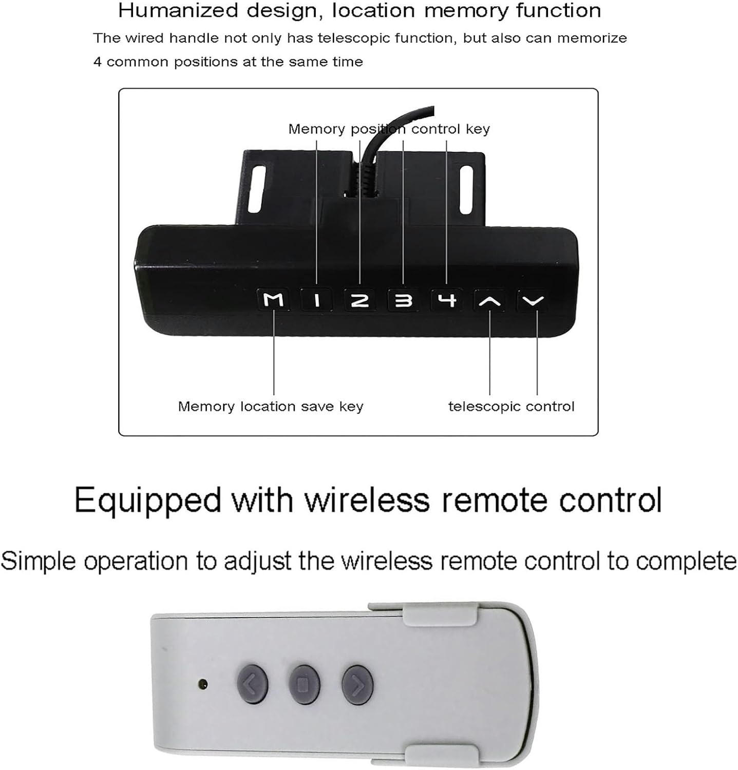 Motorized Tv Mount - Telescopic Electric TV Lift - Manual 360° Left and Right Rotation, Hide in Closet TV Lift, Fits 26-70 Inch LED Screens, with Load 60kg/132lbs (One Color 775)