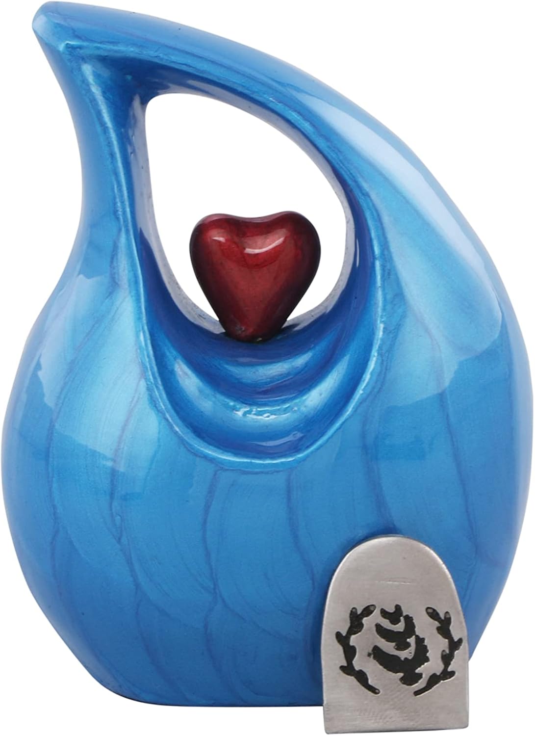 Customize &amp; Personalize Heart of Love Cremation Urns for Human Ashes - Decorative Urns,Urns for Human Ashes Female &amp; Male,Urns for Ashes Men &amp; Women,Funeral Urn (Adult Customize, Lavender)