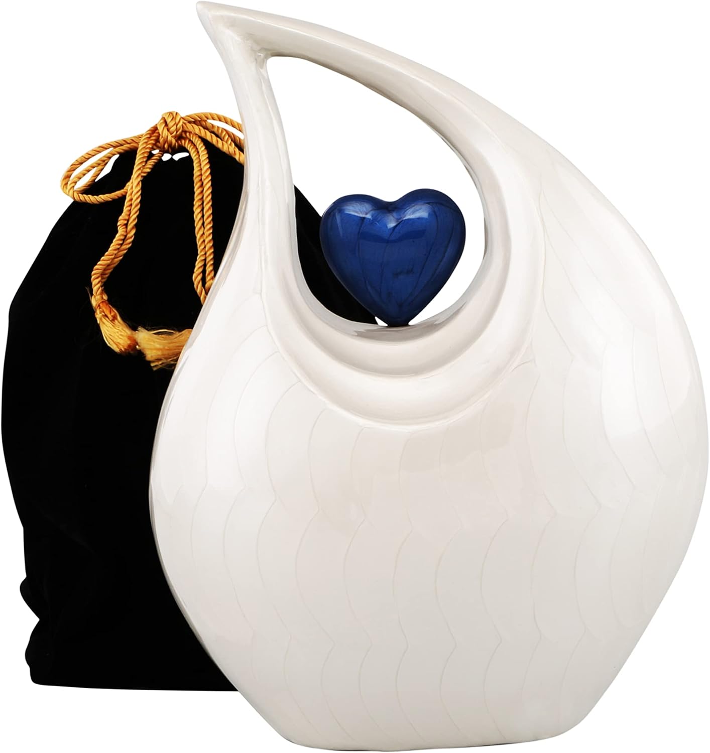 Customize &amp; Personalize Heart of Love Cremation Urns for Human Ashes - Decorative Urns,Urns for Human Ashes Female &amp; Male,Urns for Ashes Men &amp; Women,Funeral Urn (Adult Customize, Lavender)