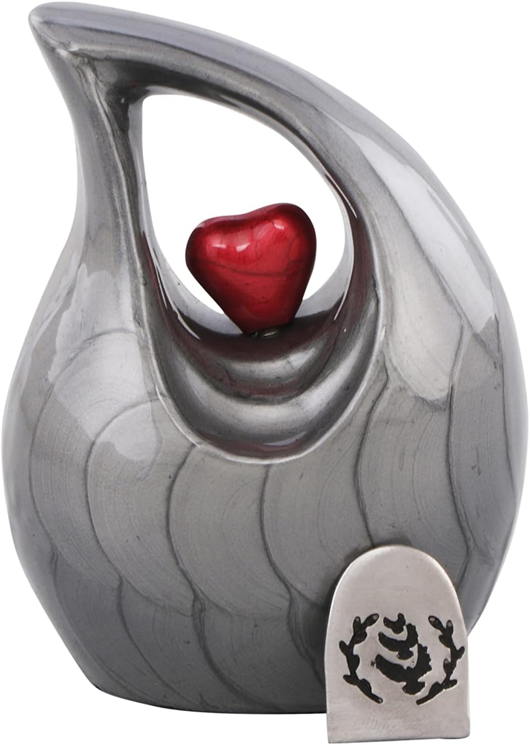 Customize &amp; Personalize Heart of Love Cremation Urns for Human Ashes - Decorative Urns,Urns for Human Ashes Female &amp; Male,Urns for Ashes Men &amp; Women,Funeral Urn (Adult Customize, Lavender)