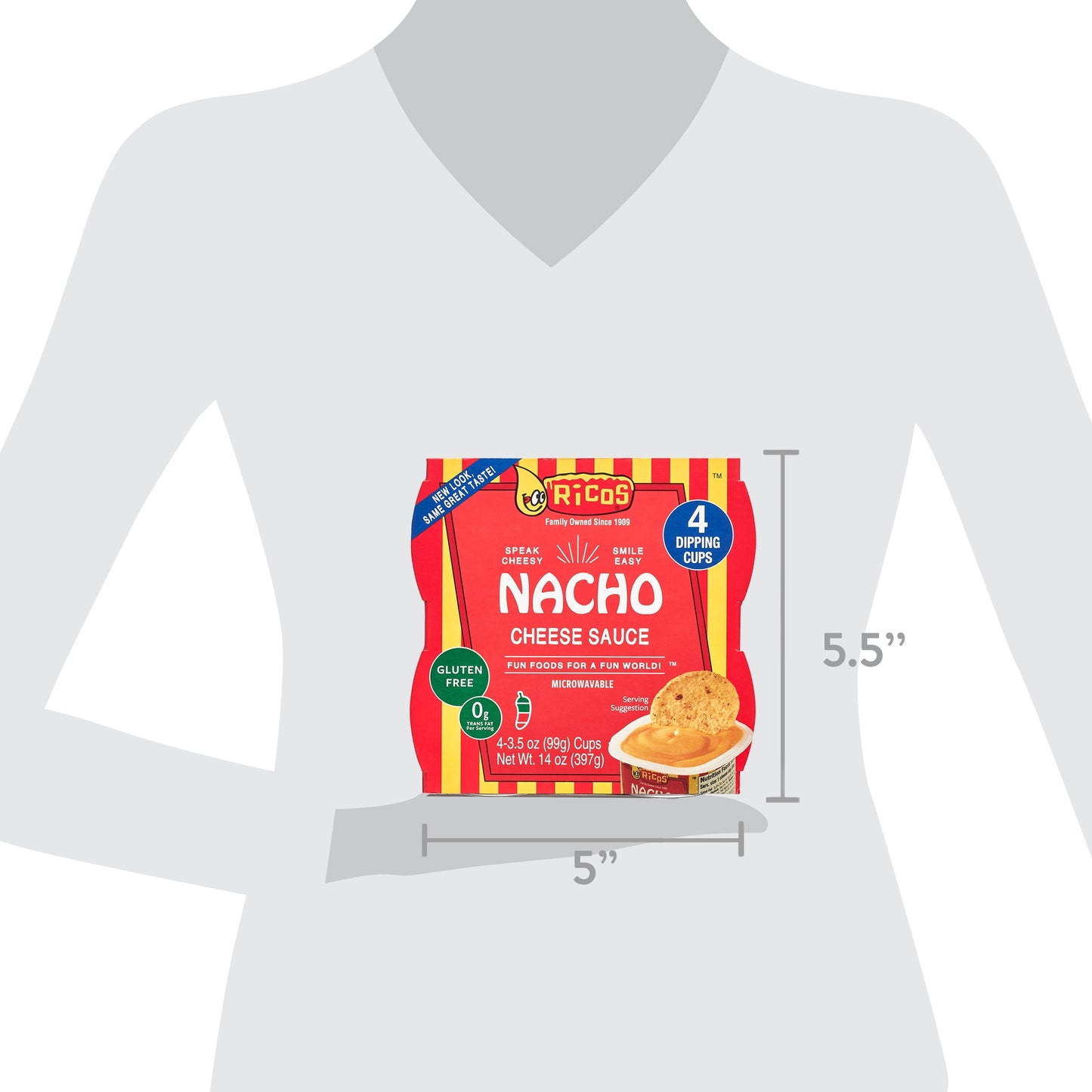 ® Nacho Cheese Sauce 3.5Oz Cup, 4 Count, Shelf-Stable