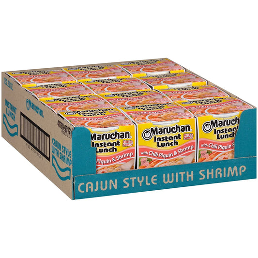 Instant Lunch Chili Piquin & Shrimp, 2.25 Oz, Pack of 12