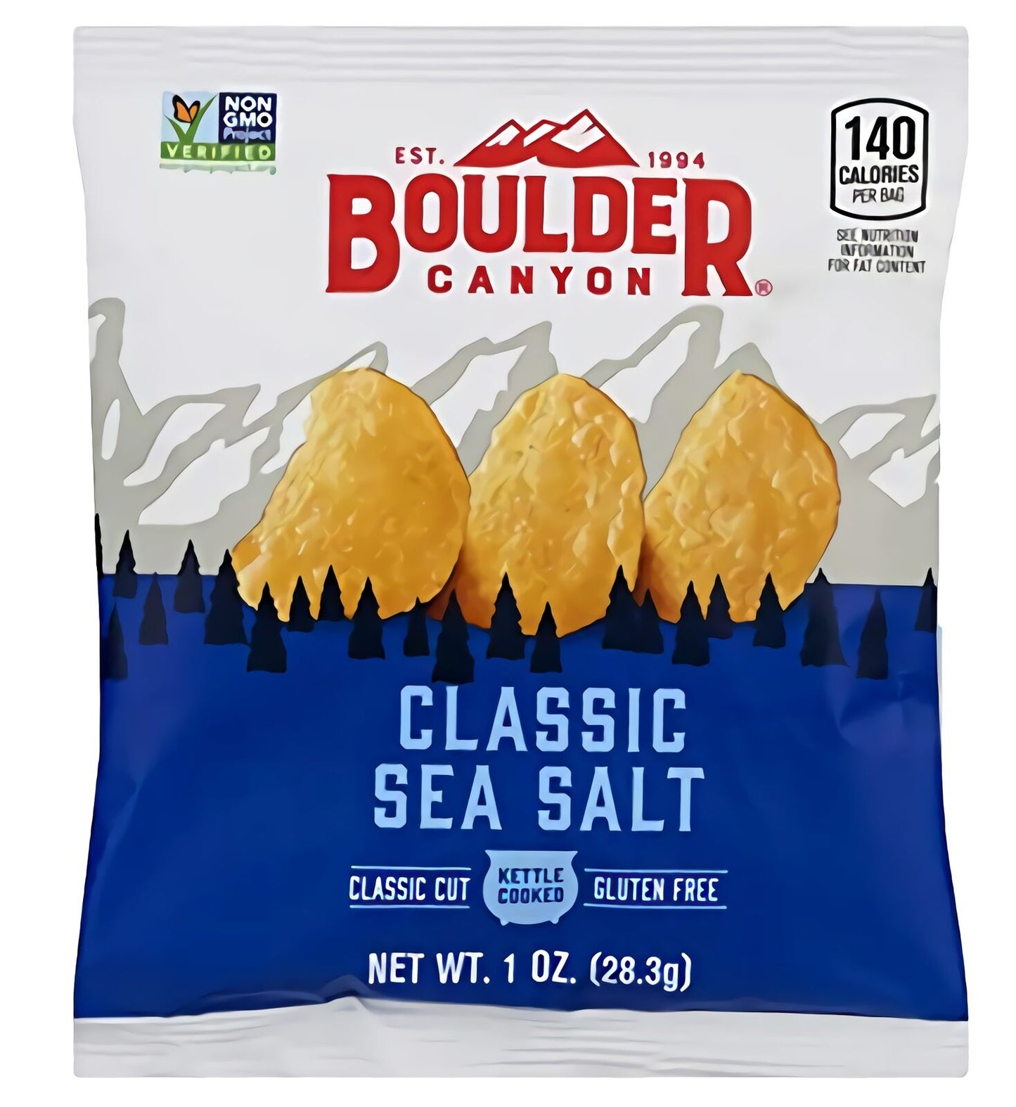 Tribeca Curations | Boulder Canyon Sea Salt Kettle Style Potato Chips | 1 Ounce