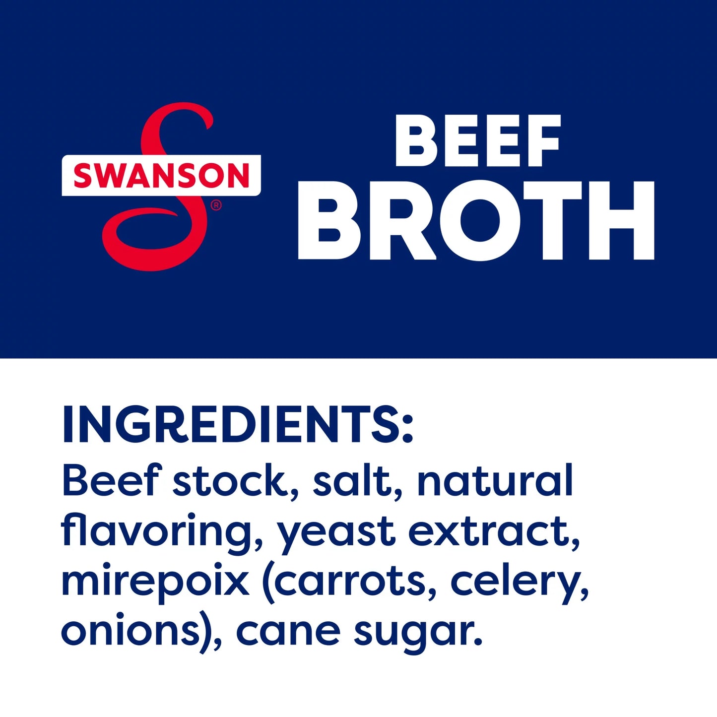 100% Natural, Gluten-Free Beef Broth, 14.5 Oz Can