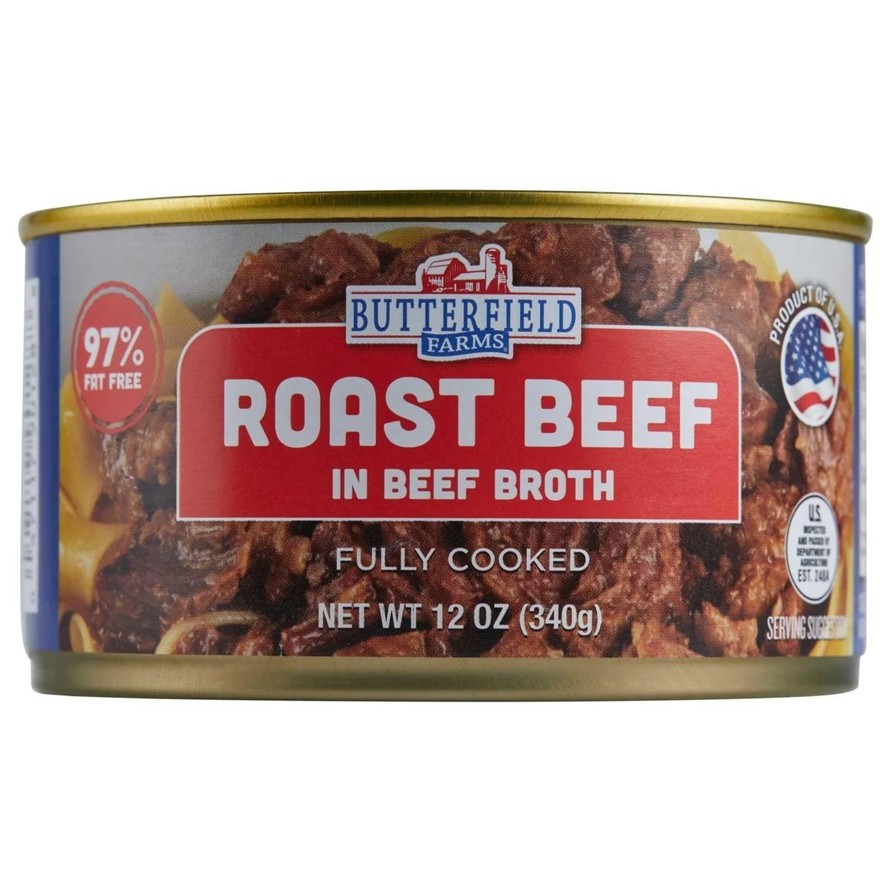 Roast Beef in Beef Broth 12 Ounce (Pack of 4)