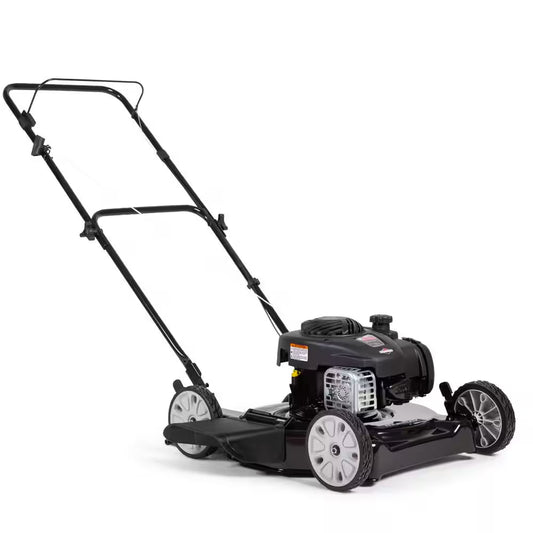 20 In. 125 Cc Briggs & Stratton Walk behind Gas Push Lawn Mower with 4 Wheel Height Adjustment and Prime 'N Pull Start