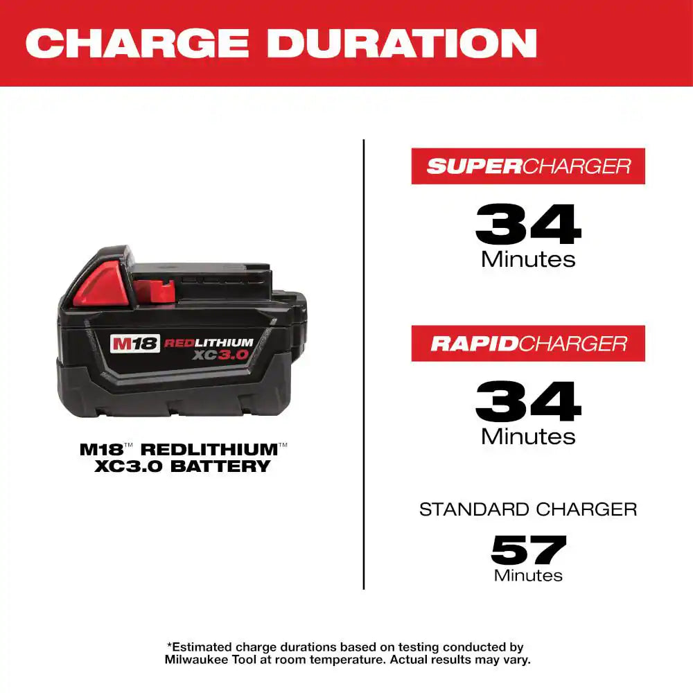 M18 18-Volt Lithium-Ion XC Extended Capacity Battery Pack 3.0Ah