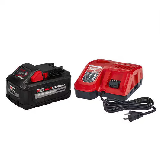 M18 18-Volt Lithium-Ion HIGH OUTPUT Starter Kit with XC 8.0Ah Battery and Rapid Charger