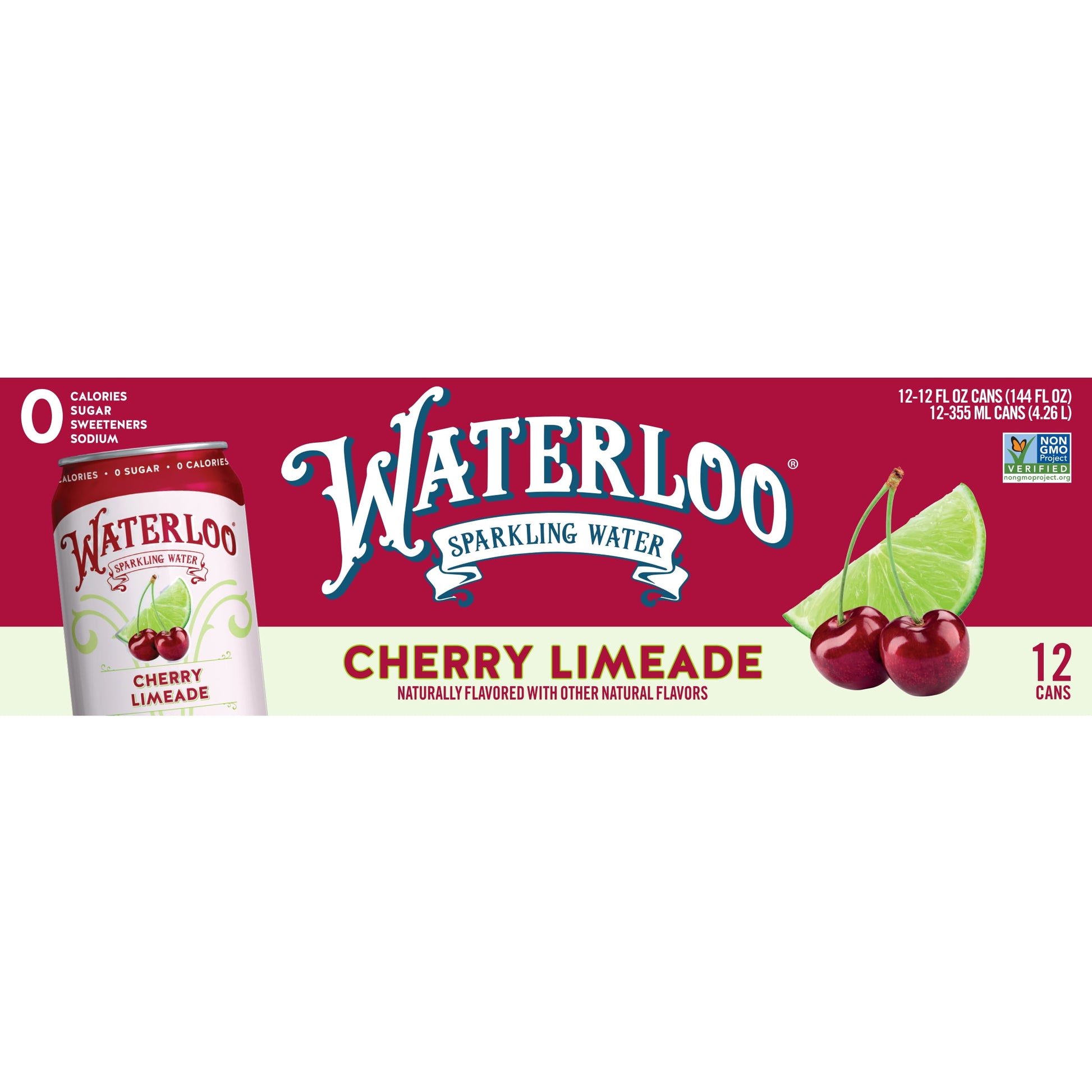 , Cherry Limeade, 12 Fl Oz, 24 Pack Cans