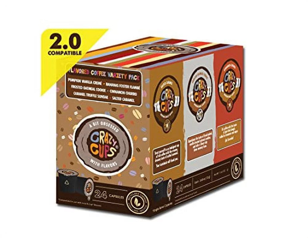 Flavor Lovers' Flavored Coffee Variety Pack Single Serve Cups, 24 Count