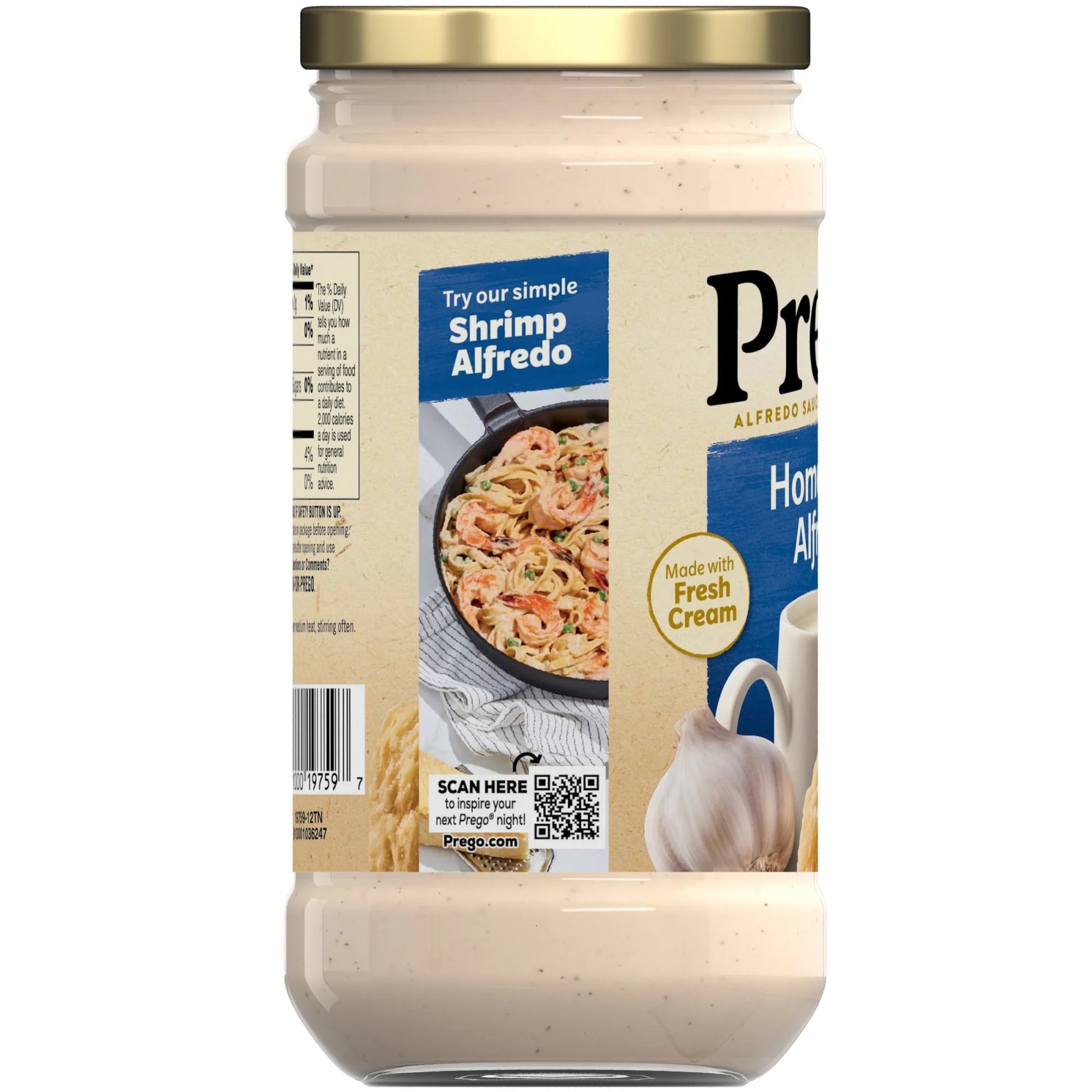 Homestyle Alfredo Pasta Sauce, 14.5 Oz Jar