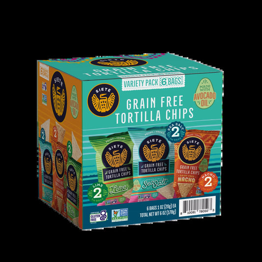 Family Foods Tortilla Chip Variety Pack, 6 Pack