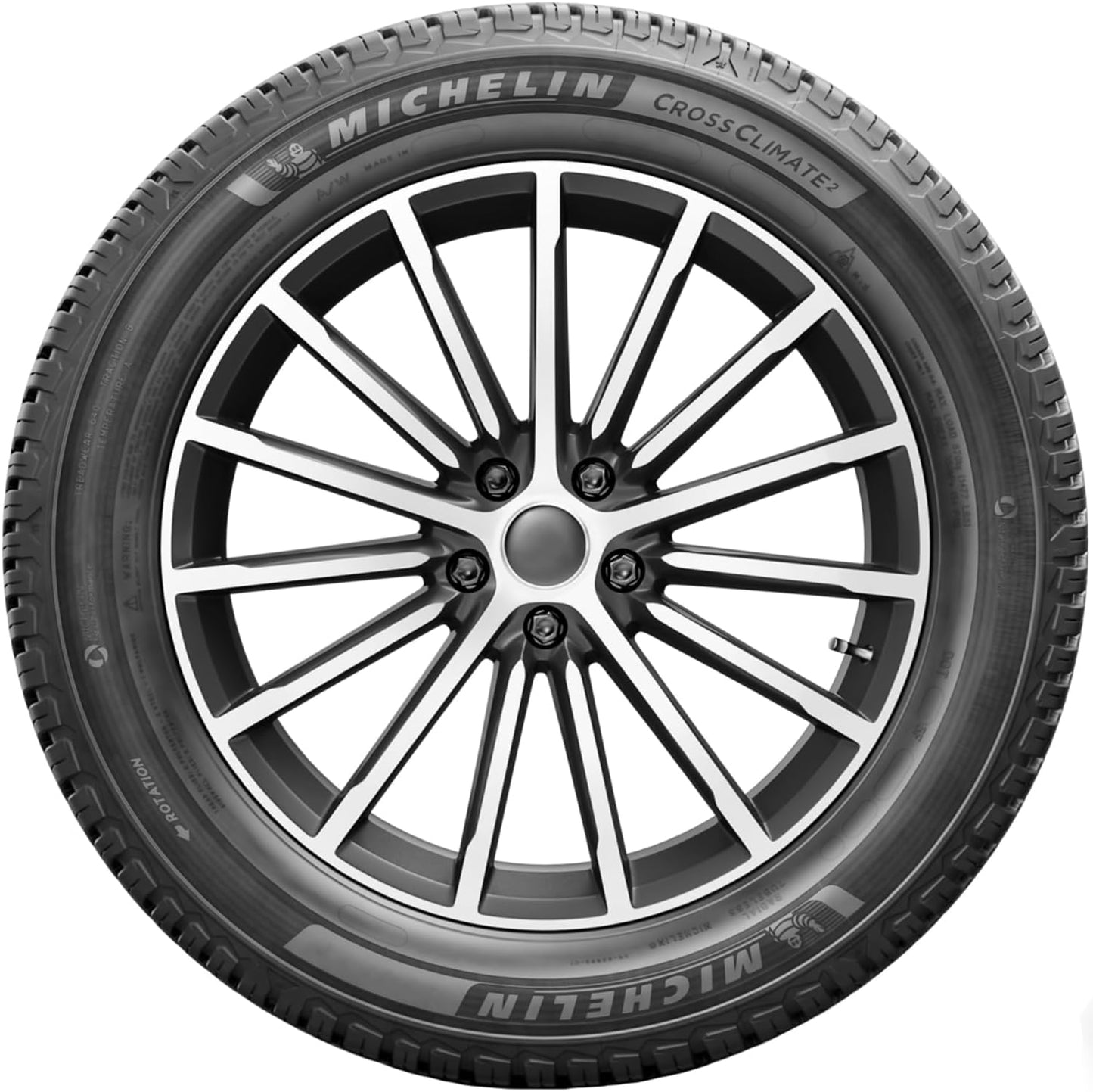 MICHELIN CrossClimate2, All-Season Car Tire, SUV, CUV - 235/55R18 100V