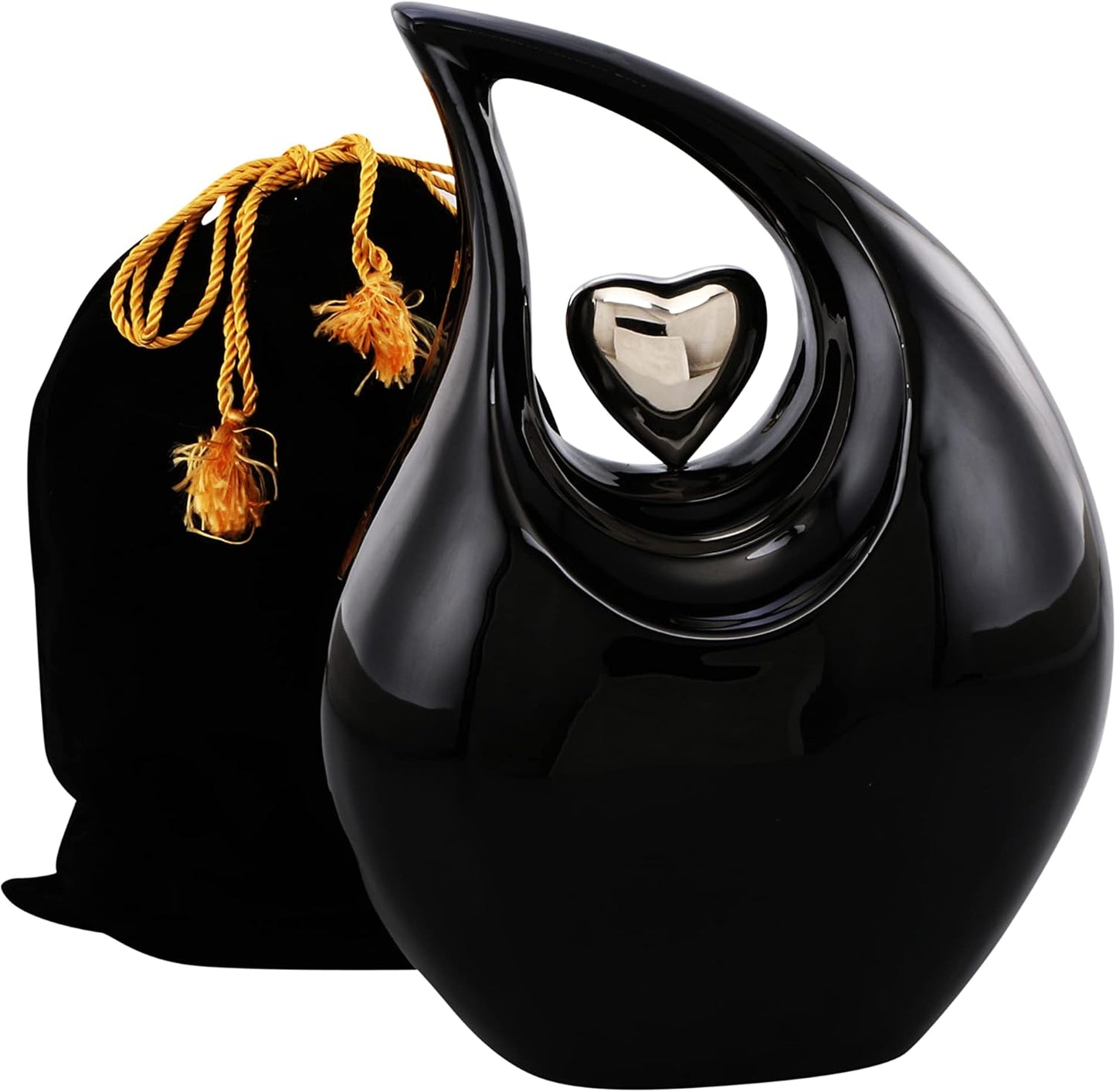 Customize &amp; Personalize Heart of Love Cremation Urns for Human Ashes - Decorative Urns,Urns for Human Ashes Female &amp; Male,Urns for Ashes Men &amp; Women,Funeral Urn (Adult Customize, Lavender)