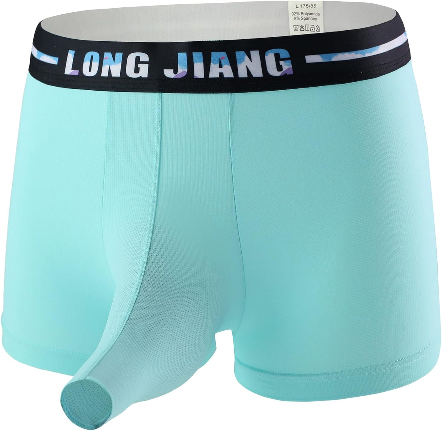 eywlwaar Men's Ice Silk Boxer Briefs Pouch Trunks Breathable Underwear