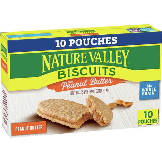 Biscuit Sandwiches, Peanut Butter, 10 Ct, 13.5 OZ